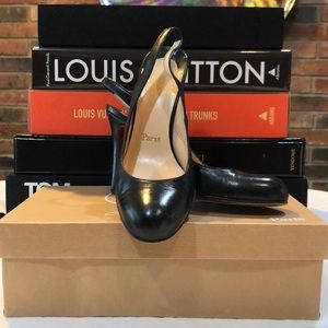 Christian Louboutin Leather Slingbacks Size 36.5